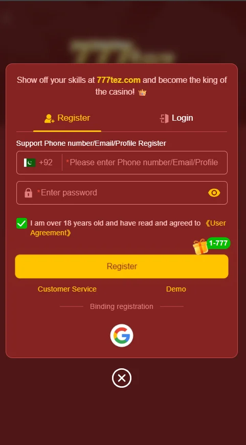 777tez register