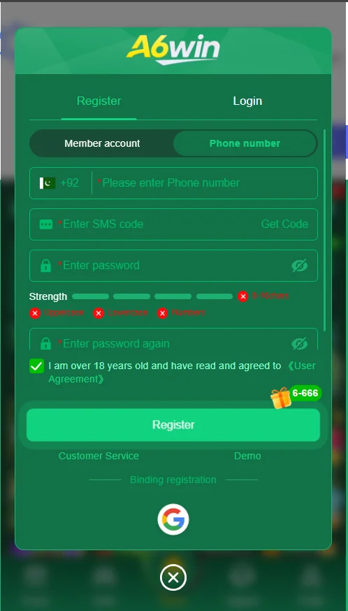 A6Win login