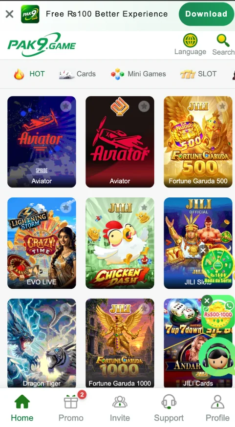 pak9 game