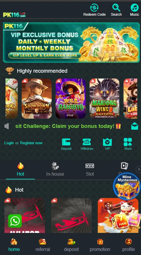 pk116 game download