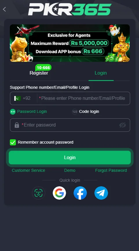 pkr365 login